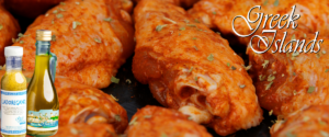 greek chicken wings