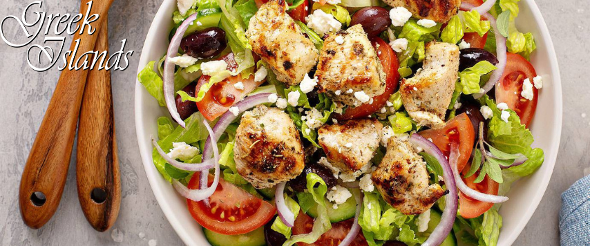 Chicken Greek Salad Recipe – Greek Islands Taverna