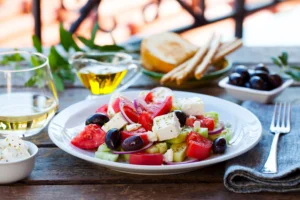 healthy greek salad
